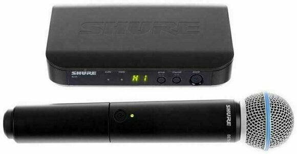 Ručný bezdrôtový systém, handheld Shure BLX24E/B58 M17: 662-686 MHz - 1