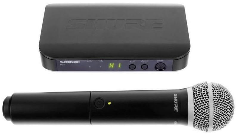 Ručný bezdrôtový systém, handheld Shure BLX24E/PG58 M17: 662-686 MHz