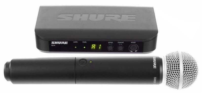 Джобна безжична система Shure BLX24E/SM58 K3E: 606-630 MHz