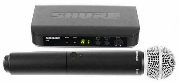 Wireless Handheld Microphone Set Shure BLX24E/SM58 K3E: 606-630 MHz - 1