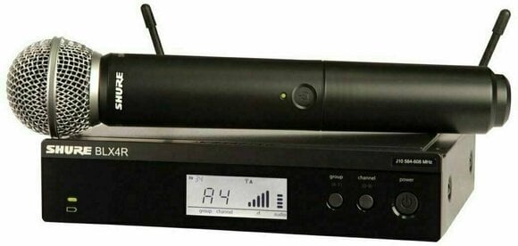 Wireless Handheld Microphone Set Shure BLX24RE/SM58 K3E: 606-630 MHz (Just unboxed) - 1