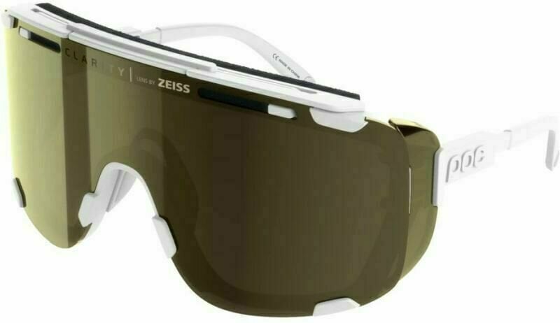 Outdoor Sunglasses POC Devour Glacial Hydrogen White/Clarity Define Spektris Amber Outdoor Sunglasses (Pre-owned)