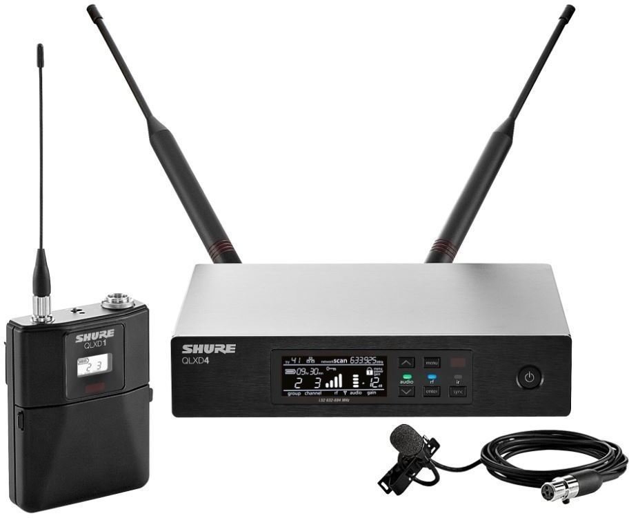 Wireless Lavalier Set Shure QLXD14E/150/C H51: 534-598 MHz