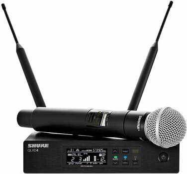 Set Microfoni Palmari Wireless Shure QLXD24E/SM58 H51: 534-598 MHz - 1