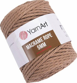Schnur Yarn Art Macrame Rope 5 mm 788 Greyish Brown - 1