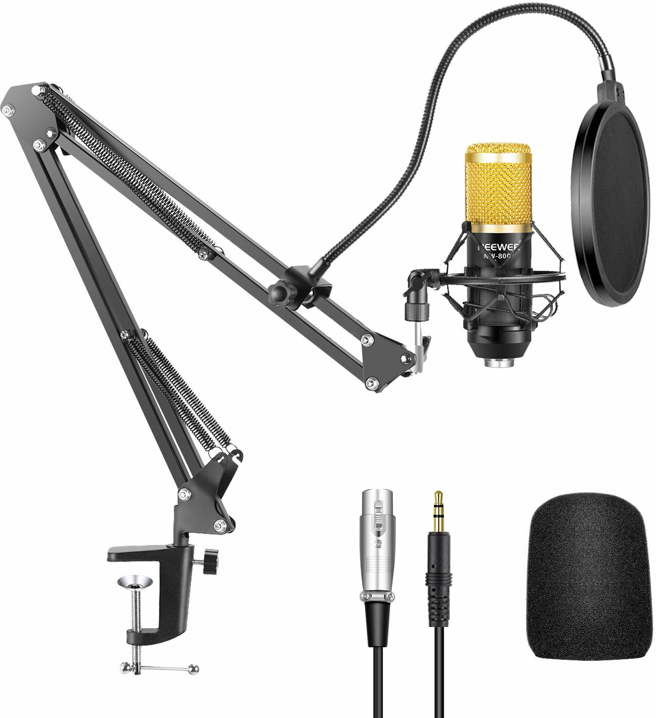 Microfone condensador de estúdio Neewer NW-800 6in1 Microfone condensador de estúdio