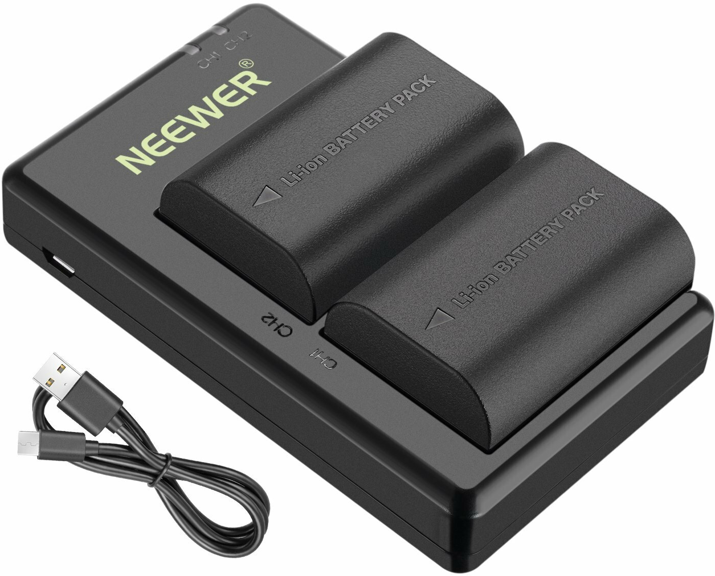 Battery Neewer LP-E6/E6N fast charger for Canon 2000 mAh Battery