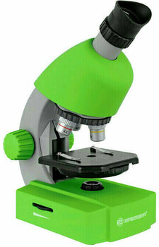 Microscópio Bresser Junior 40x-640x Green Microscópio Microscópio - 1