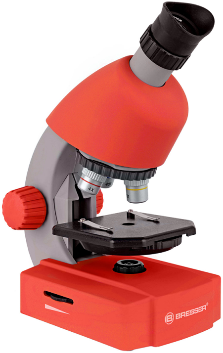 Mikroszkóp Bresser Junior 40x-640x Piros Mikroszkóp Mikroszkóp