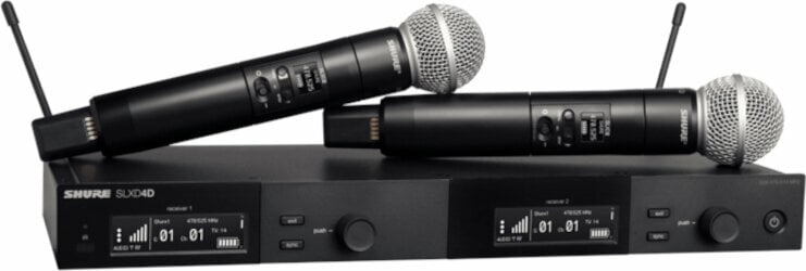 Wireless Handheld Microphone Set Shure SLXD24DE/SM58 G59 G59