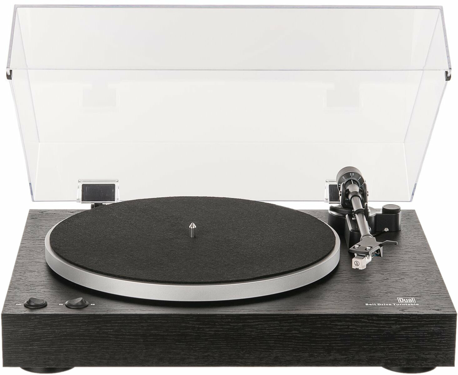 Turntable Dual DT-450 + Ortofon 2M RED Black Turntable