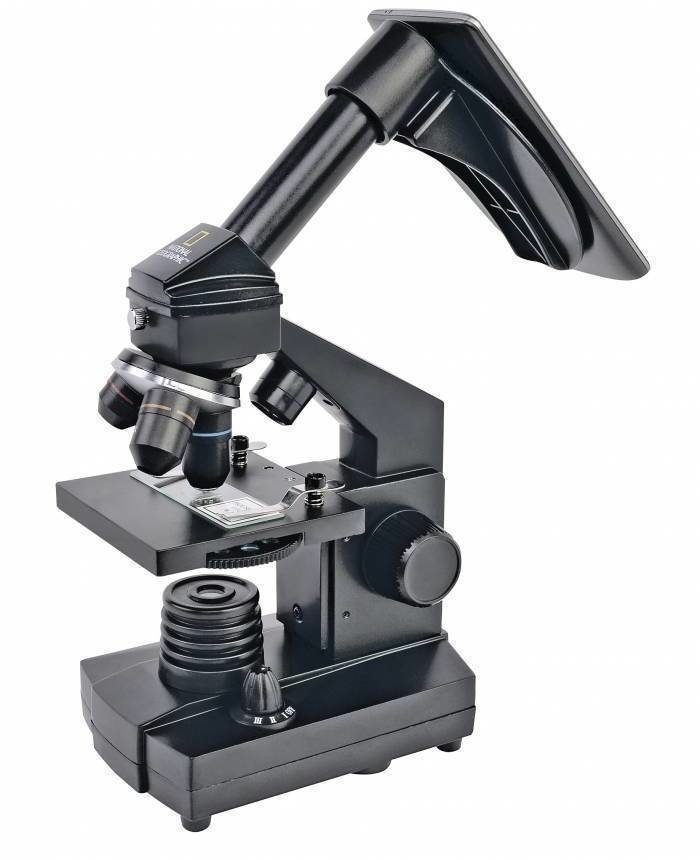 Microscope Bresser National Geographic 40–1280x Microscope w/ Smartphone Holder