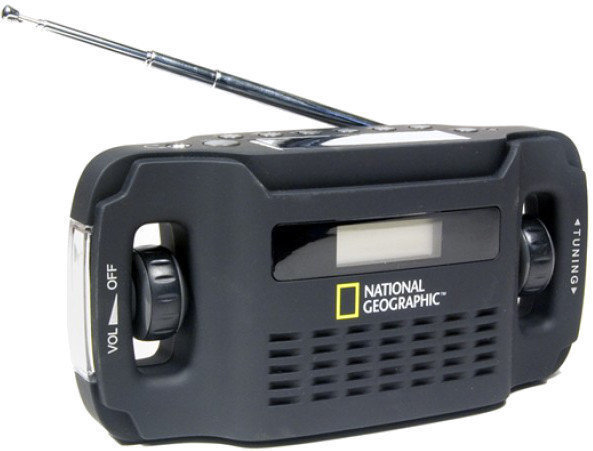 Επιτραπέζια Συσκευή Αναπαραγωγής Μουσικής Bresser National Geographic Solar Panel Radio