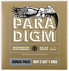 Ernie Ball Light 80/20 Bronze Paradigm 3 Pack Ernie Ball Light 80/20 Bronze Paradigm 3 Pack