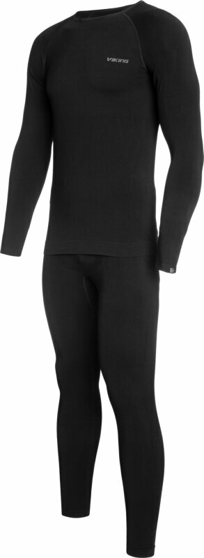 Sous-vêtements thermiques Viking Roni Bamboo Black L Sous-vêtements thermiques