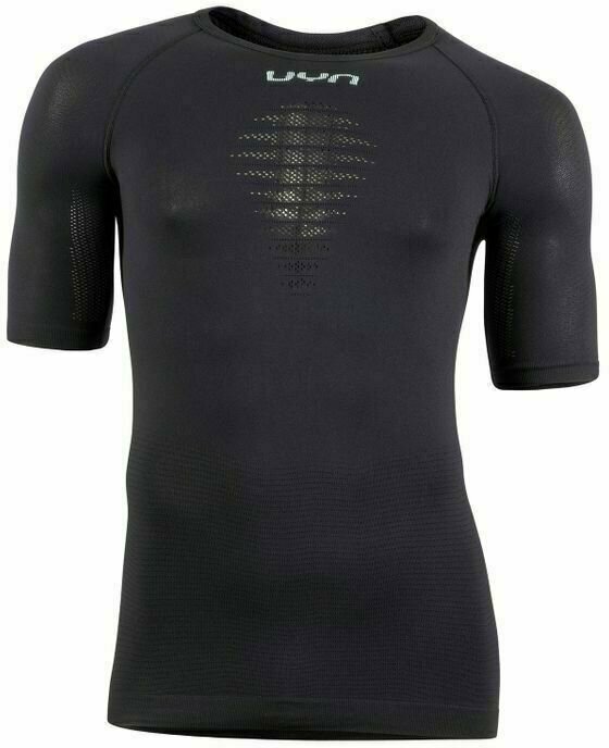 Roupa interior térmica UYN Energyon Man Underwear Shirt Short Sleeves Black L/XL Roupa interior térmica