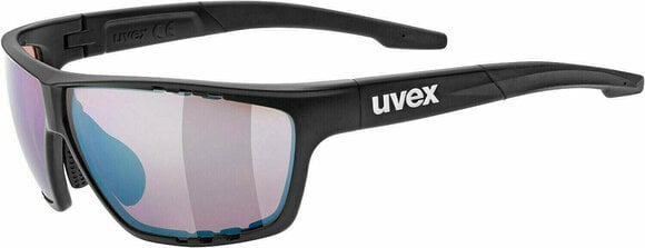 Cycling Glasses UVEX Sportstyle 706 CV Black Mat/Outdoor Cycling Glasses - 1