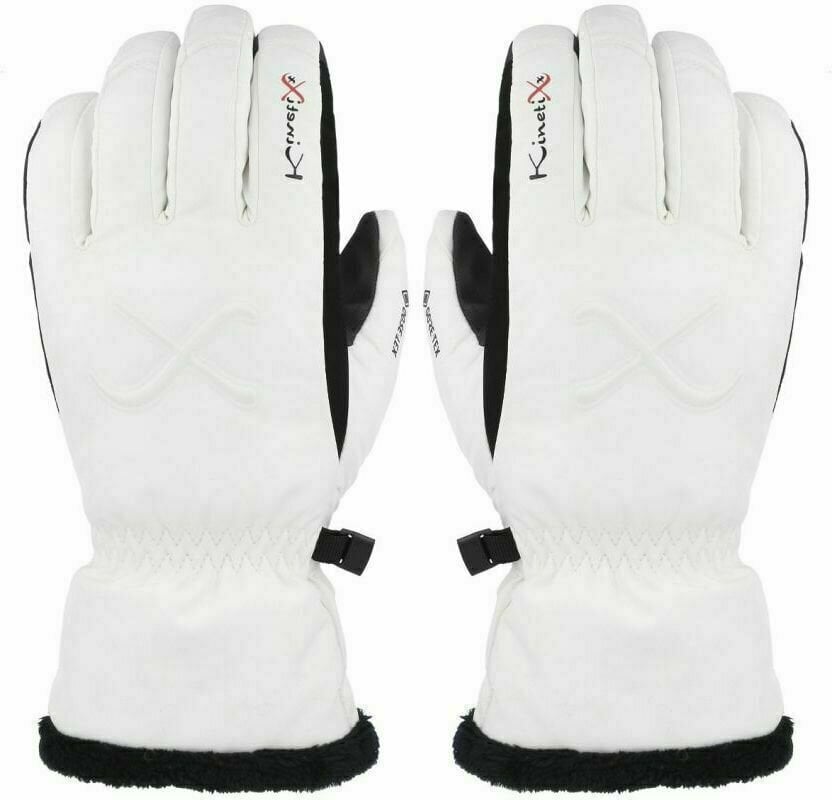 Lyžařské rukavice KinetiXx Ada GTX White 6,5 Lyžařské rukavice