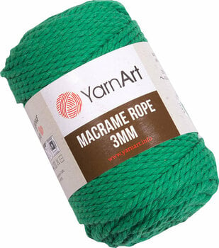 Cable Yarn Art Macrame Rope 3 mm 759 Dark Green - 1