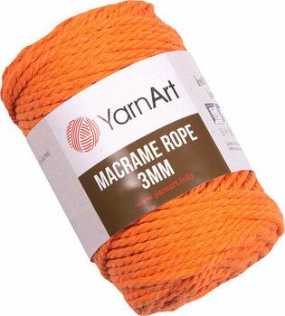 Cord Yarn Art Macrame Rope 3 mm 770 Orange - 1