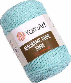 Cord Yarn Art Macrame Rope 3 mm 775 Mint - 1