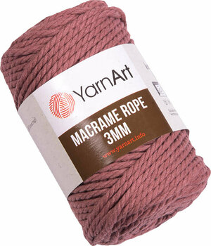 Sladd Yarn Art Macrame Rope 3 mm 792 Old Pink - 1