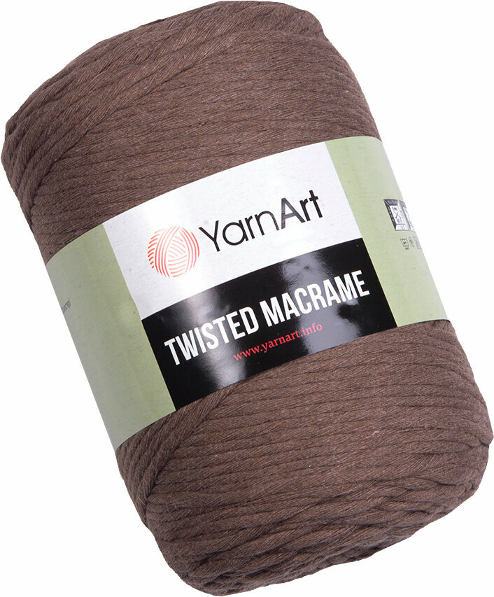 Sladd Yarn Art Twisted Macrame 788 Dark Brown