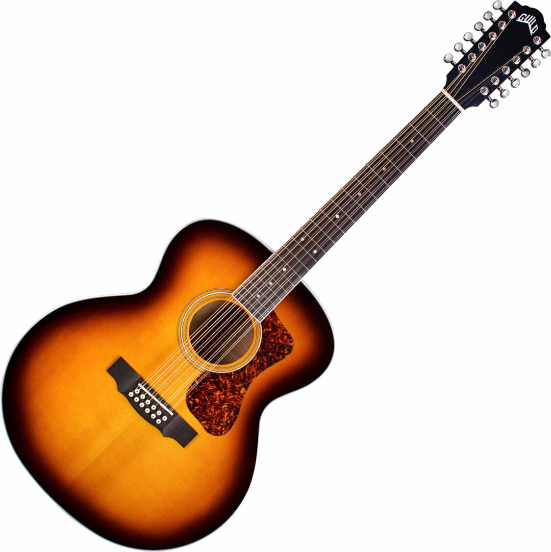 12-string Acoustic-electric Guitar Guild F-2512E Deluxe WESTERLY Antique Sunburst