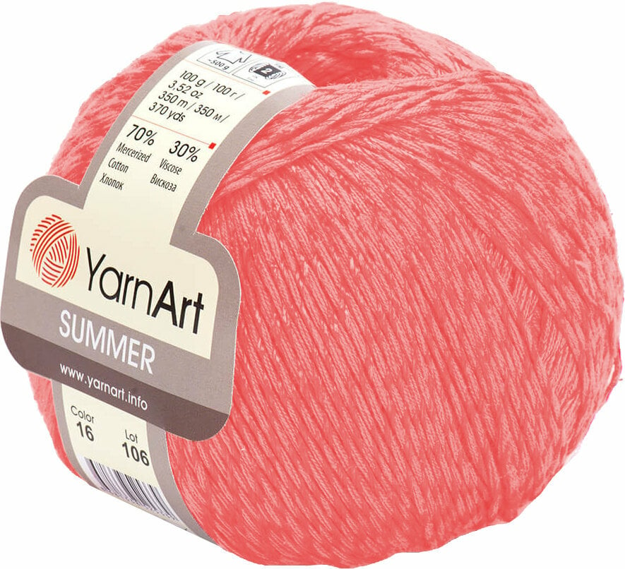 Kötőfonal Yarn Art Summer 10 Light Red