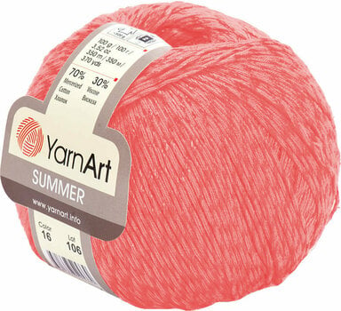 Przędza dziewiarska Yarn Art Summer 10 Light Red - 1