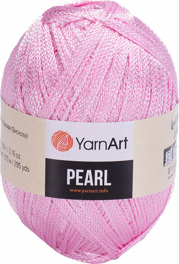 Hilo de tejer Yarn Art Pearl 220 Pink Hilo de tejer