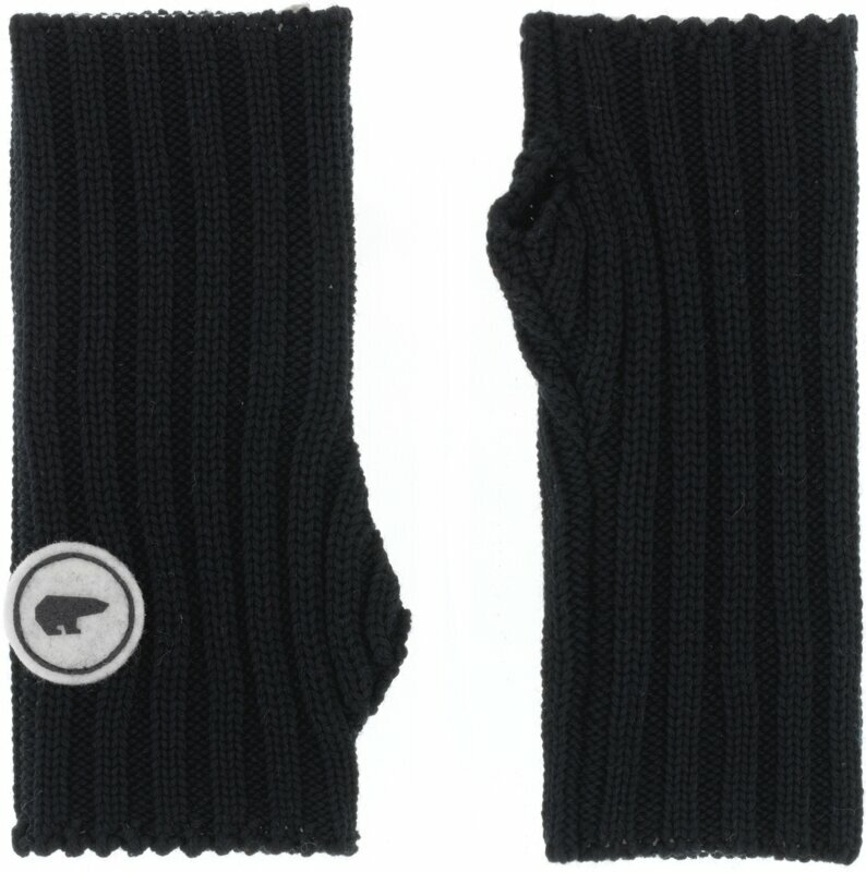Lyžařské rukavice Eisbär Lien Mittens Black UNI Lyžařské rukavice