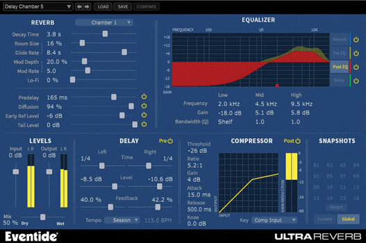 Tonstudio-Software Plug-In Effekt Eventide UltraReverb (Digitales Produkt) - 1