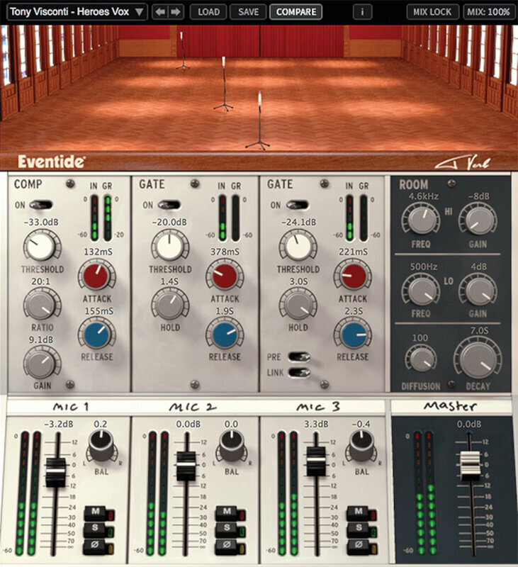Studio software plug-in effect Eventide Tverb (Digitaal product)