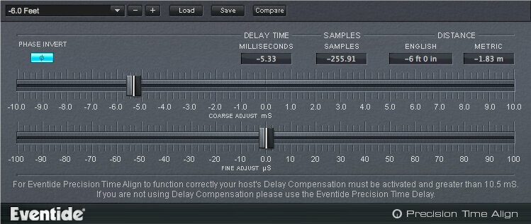 Effect Plug-In Eventide Precision Time Align (Digital product)