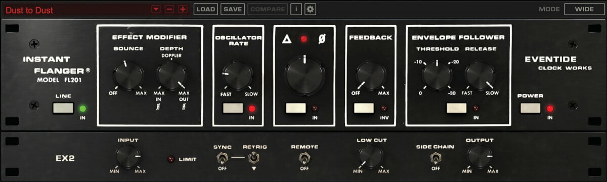 Plug-Ins för effekter Eventide Instant Flanger Mk II (Digital produkt)