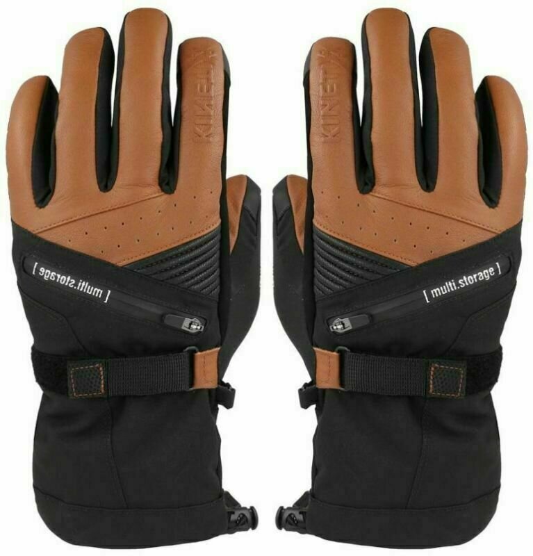 Skijaške rukavice KinetiXx Bob Black/Brown 9 Skijaške rukavice