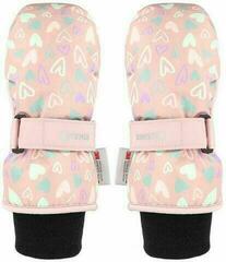 Ski-handschoenen KinetiXx Candy Mini Rosé Printed Hearts