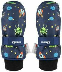Hiihtohanskat KinetiXx Carlo Mini Blue Printed Space