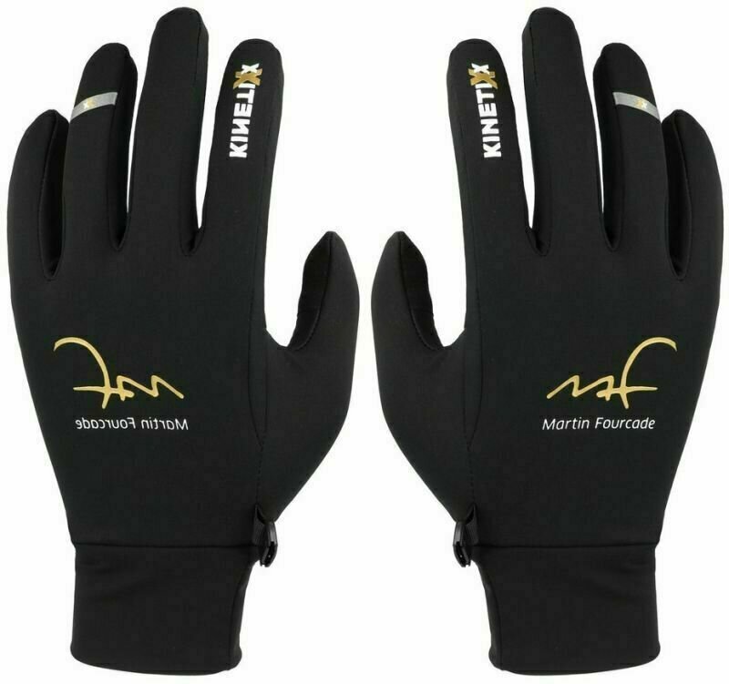 Ski Gloves KinetiXx Winn Martin Fourcade Black S Ski Gloves