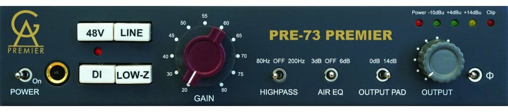 Microphone Preamp Golden Age Project PRE-73 PREMIER Microphone Preamp