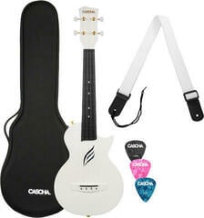 Konzert-Ukulele Cascha Carbon Fibre Set White Konzert-Ukulele