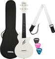 Cascha Carbon Fibre Set White Concert Ukulele