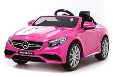 Elektrische speelgoedauto Beneo Mercedes-Benz S63 AMG Pink Elektrische speelgoedauto