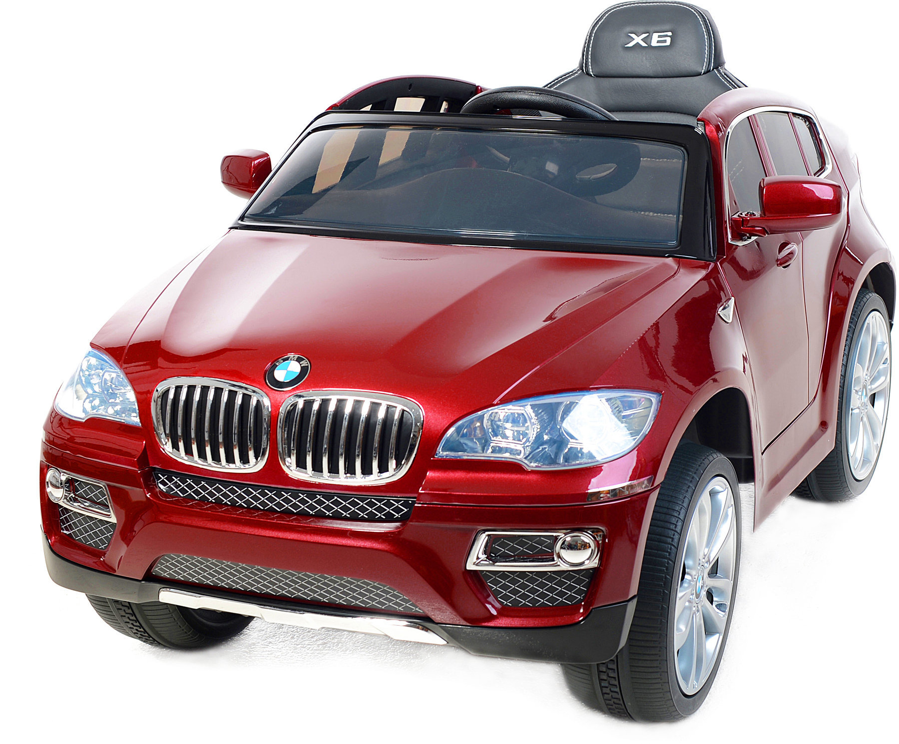Elektrisches Spielzeugauto Beneo Electric Ride-On Car BMW X6 Red Paint