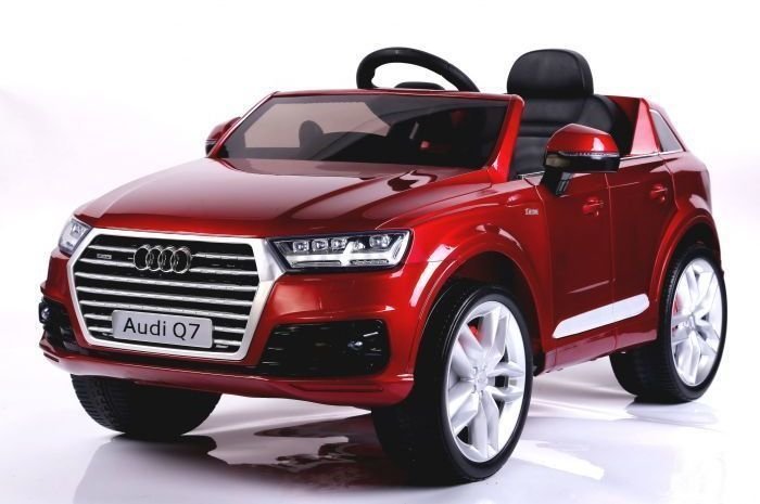 Coche de juguete eléctrico Beneo Electric Ride-On Car Audi Q7 Quattro Red Paint
