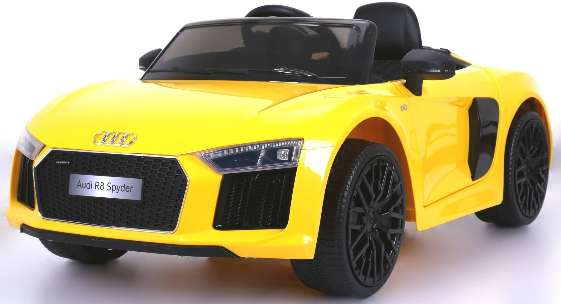 Electric Toy Car Beneo Electric Ride-On Car Audi R8 Spyder Yellow