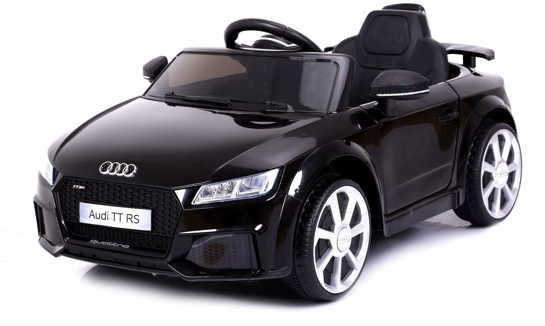 Elektrisches Spielzeugauto Beneo Electric Ride-On Car Audi TT Schwarz Elektrisches Spielzeugauto