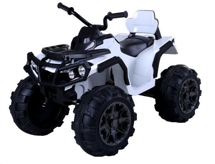 Auto giocattolo elettrica Beneo Electric Ride-On Quad Hero 12V White