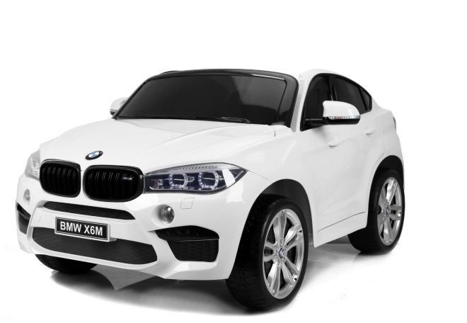 Voiture électrique jouet Beneo BMW X6 M Electric Ride-On Car White